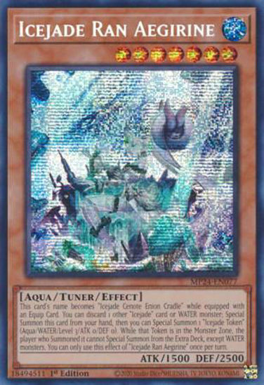 Icejade Ran Aegirine - MP24-EN077 - Secret Rare 1st Edition