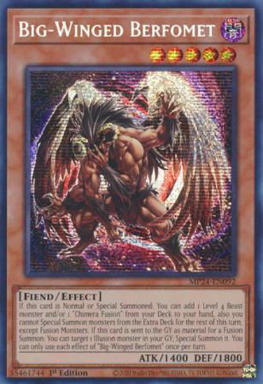 Big-Winged Berfomet - MP24-EN092 - Secret Rare 1st Edition