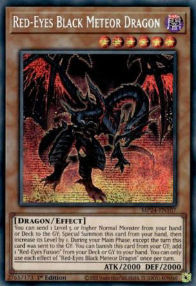 Red-Eyes Black Meteor Dragon - MP24-EN107 - Secret Rare 1st Edition