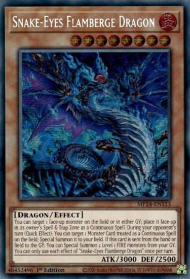 Snake-Eyes Flamberge Dragon - MP24-EN113 - Secret Rare 1st Edition