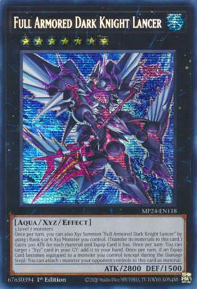 Full Armored Dark Knight Lancer - MP24-EN118 - Secret Rare 1st Edition