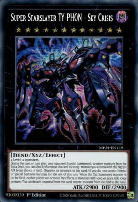 Super Starslayer TY-PHON - Sky Crisis - MP24-EN119 - Secret Rare 1st Edition