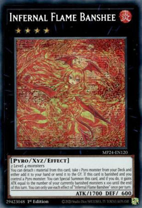 Infernal Flame Banshee - MP24-EN120 - Secret Rare 1st Edition