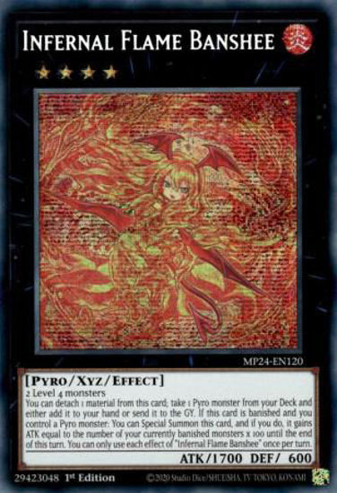 Infernal Flame Banshee - MP24-EN120 - Secret Rare 1st Edition