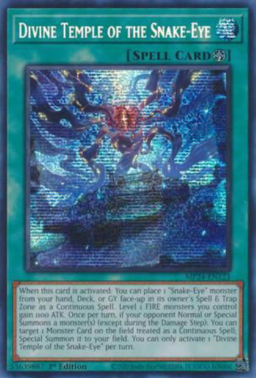 Divine Temple of the Snake-Eye - MP24-EN123 - Secret Rare 1st Edition