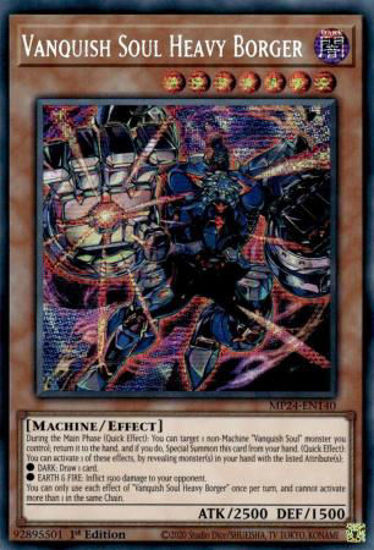 Vanquish Soul Heavy Borger - MP24-EN140 - Secret Rare 1st Edition