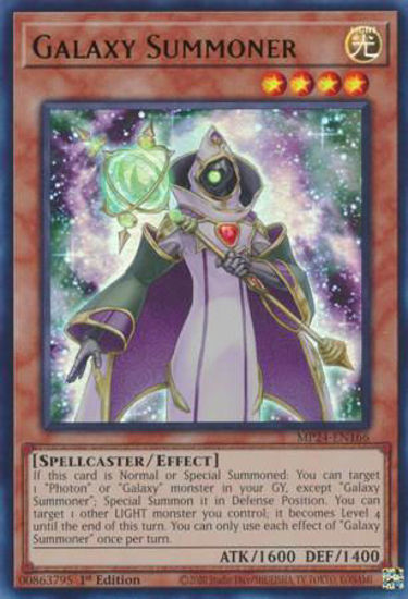 Galaxy Summoner - MP24-EN166 - Ultra Rare 1st Edition