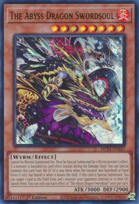 The Abyss Dragon Swordsoul - MP24-EN167 - Ultra Rare 1st Edition