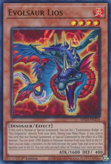 Evolsaur Lios - MP24-EN214 - Ultra Rare 1st Edition