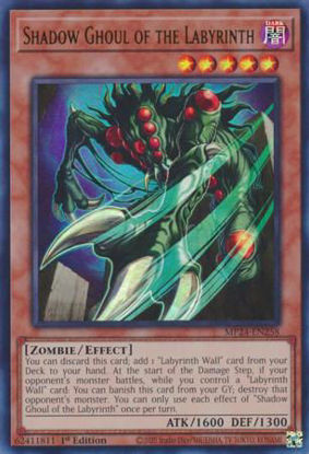 Shadow Ghoul of the Labyrinth - MP24-EN258 - Ultra Rare 1st Edition