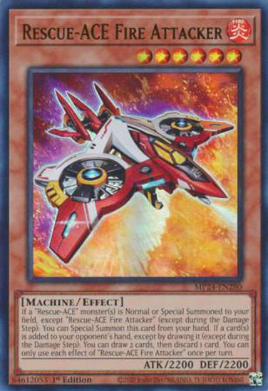 Rescue-ACE Fire Attacker - MP24-EN280 - Ultra Rare 1st Edition