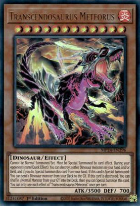 Transcendosaurus Meteorus - MP24-EN296 - Ultra Rare 1st Edition