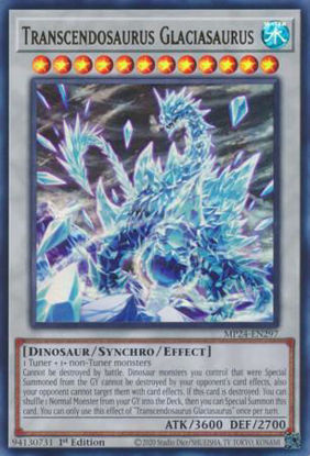 Transcendosaurus Glaciasaurus - MP24-EN297 - Ultra Rare 1st Edition