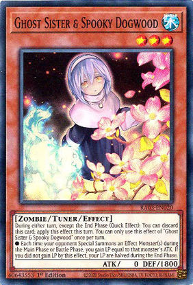 Ghost Sister & Spooky Dogwood - RA03-EN020 - Super Rare 1st Edition