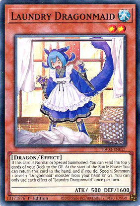 Laundry Dragonmaid - RA03-EN021 - Super Rare 1st Edition