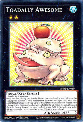 Toadally Awesome - RA03-EN040 - Super Rare 1st Edition