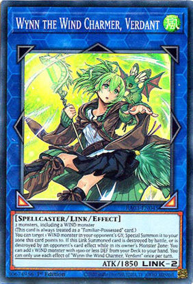 Wynn the Wind Charmer, Verdant - RA03-EN045 - Super Rare 1st Edition