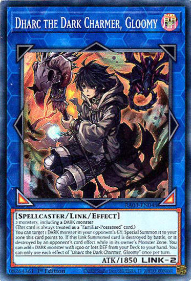 Dharc the Dark Charmer, Gloomy - RA03-EN048 - Super Rare 1st Edition