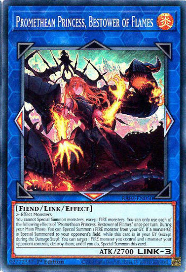 Promethean Princess, Bestower of Flames - RA03-EN050 - Super Rare 1st Edition