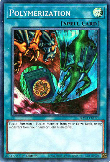 Polymerization - RA03-EN051 - Super Rare 1st Edition