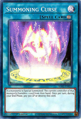 Summoning Curse - RA03-EN057 - Super Rare 1st Edition