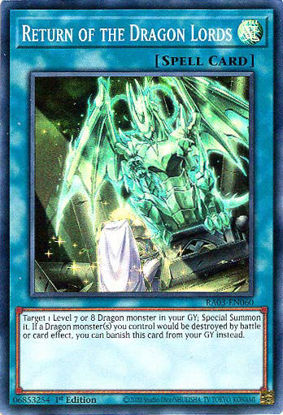 Return of the Dragon Lords - RA03-EN060 - Super Rare 1st Edition