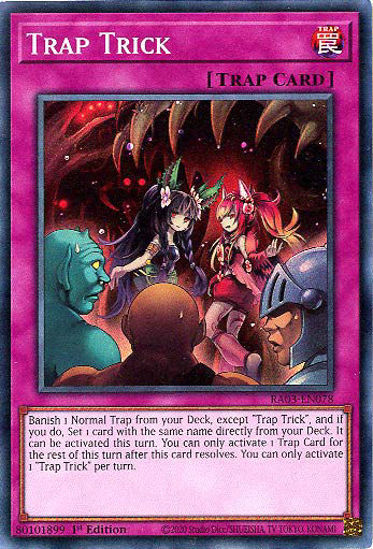 Trap Trick - RA03-EN078 - Super Rare 1st Edition