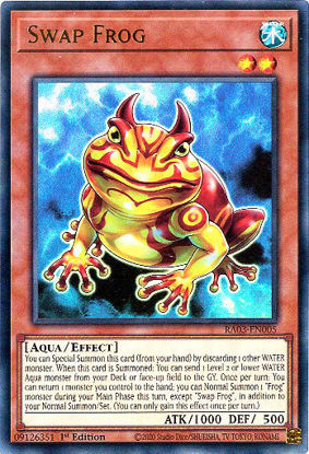 Swap Frog - RA03-EN005 - Ultra Rare 1st Edition