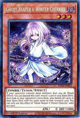 Ghost Reaper & Winter Cherries - RA03-EN014 - Secret Rare 1st Edition