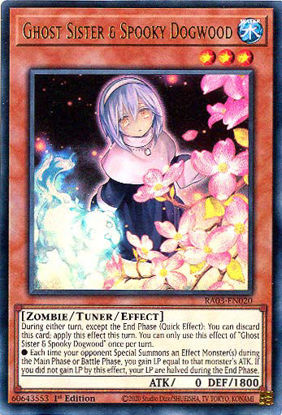 Ghost Sister & Spooky Dogwood - RA03-EN020 - Ultra Rare 1st Edition