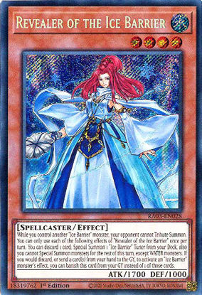 Revealer of the Ice Barrier - RA03-EN028 - Secret Rare 1st Edition