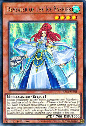 Revealer of the Ice Barrier - RA03-EN028 - Ultra Rare 1st Edition