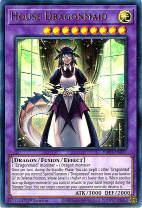 House Dragonmaid - RA03-EN037 - Ultra Rare 1st Edition