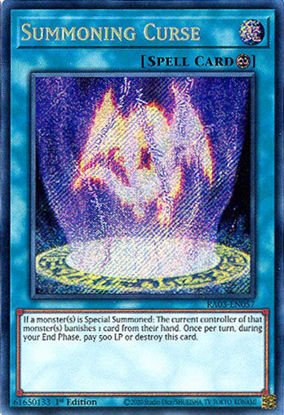 Summoning Curse - RA03-EN057 - Secret Rare 1st Edition