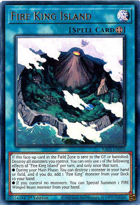 Fire King Island - RA03-EN059 - Ultra Rare 1st Edition