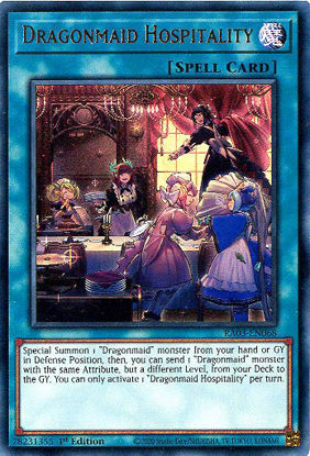 Dragonmaid Hospitality - RA03-EN068 - Ultra Rare 1st Edition