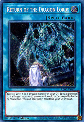 Return of the Dragon Lords - RA03-EN060 - Secret Rare 1st Edition