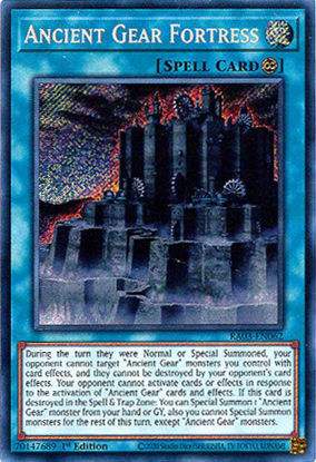 Ancient Gear Fortress - RA03-EN062 - Secret Rare 1st Edition