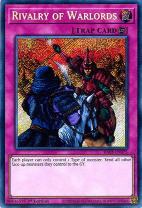 Rivalry of Warlords - RA03-EN075 - Secret Rare 1st Edition