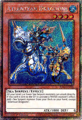 Atlantean Dragoons - RA03-EN006 - Platinum Secret Rare 1st Edition