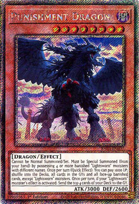 Punishment Dragon - RA03-EN015 - Platinum Secret Rare 1st Edition