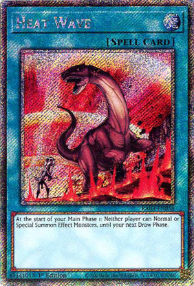 Heat Wave - RA03-EN058 - Platinum Secret Rare 1st Edition