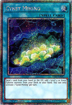 Cynet Mining - RA03-EN067 - Platinum Secret Rare 1st Edition