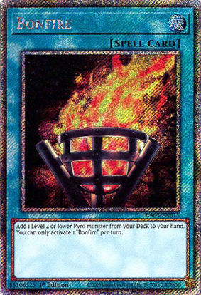 Bonfire - RA03-EN073 - Platinum Secret Rare 1st Edition