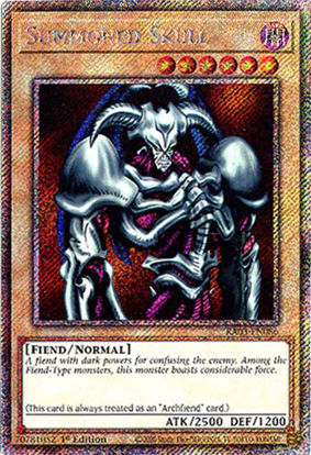 Summoned Skull - RA03-EN086 - Platinum Secret Rare 1st Edition