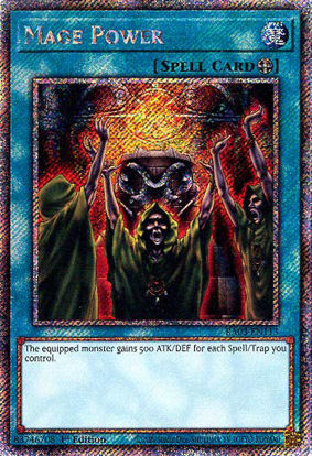 Mage Power - RA03-EN113 - Platinum Secret Rare 1st Edition