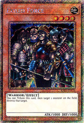 Exiled Force - RA03-EN119 - Platinum Secret Rare 1st Edition