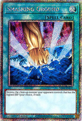 Smashing Ground - RA03-EN135 - Platinum Secret Rare 1st Edition