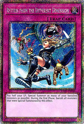 Return from the Different Dimension - RA03-EN140 - Platinum Secret Rare 1st Edition