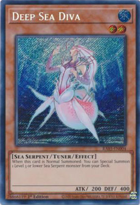 Deep Sea Diva - RA03-EN004 - Quarter Century Secret Rare 1st Edition